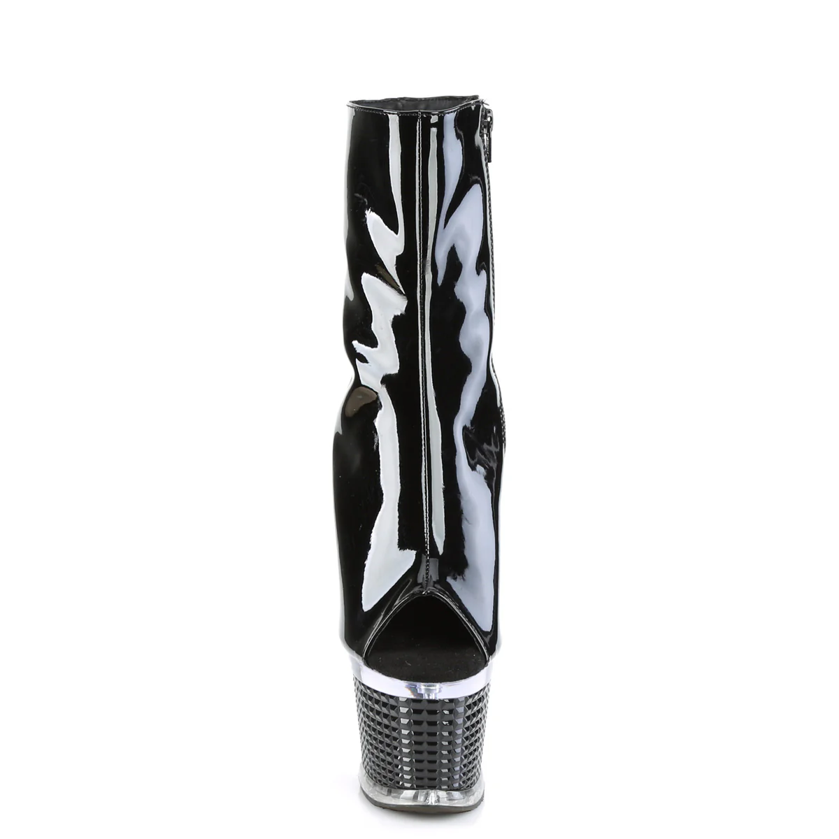 SPECTATOR-1021 Black Patent/Clear-Black - Image 2