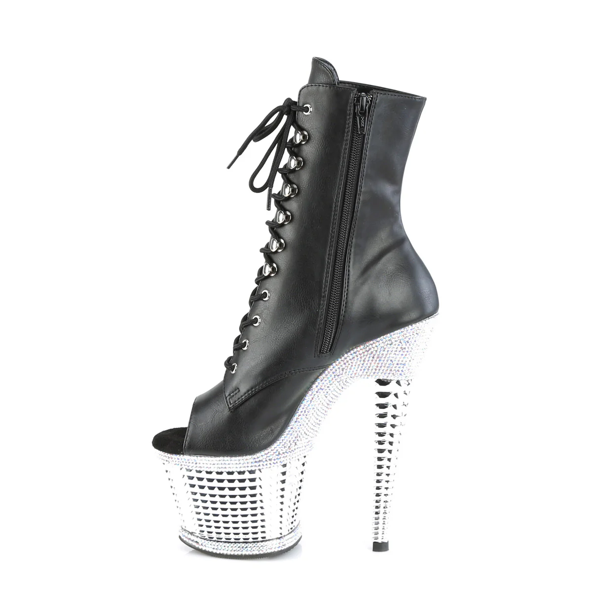 SPECTATOR-1021RS  Black Faux Leather/Silver RS-Chrome - Image 3