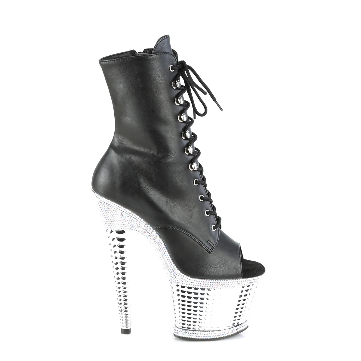 SPECTATOR-1021RS  Black Faux Leather/Silver RS-Chrome - Image 5