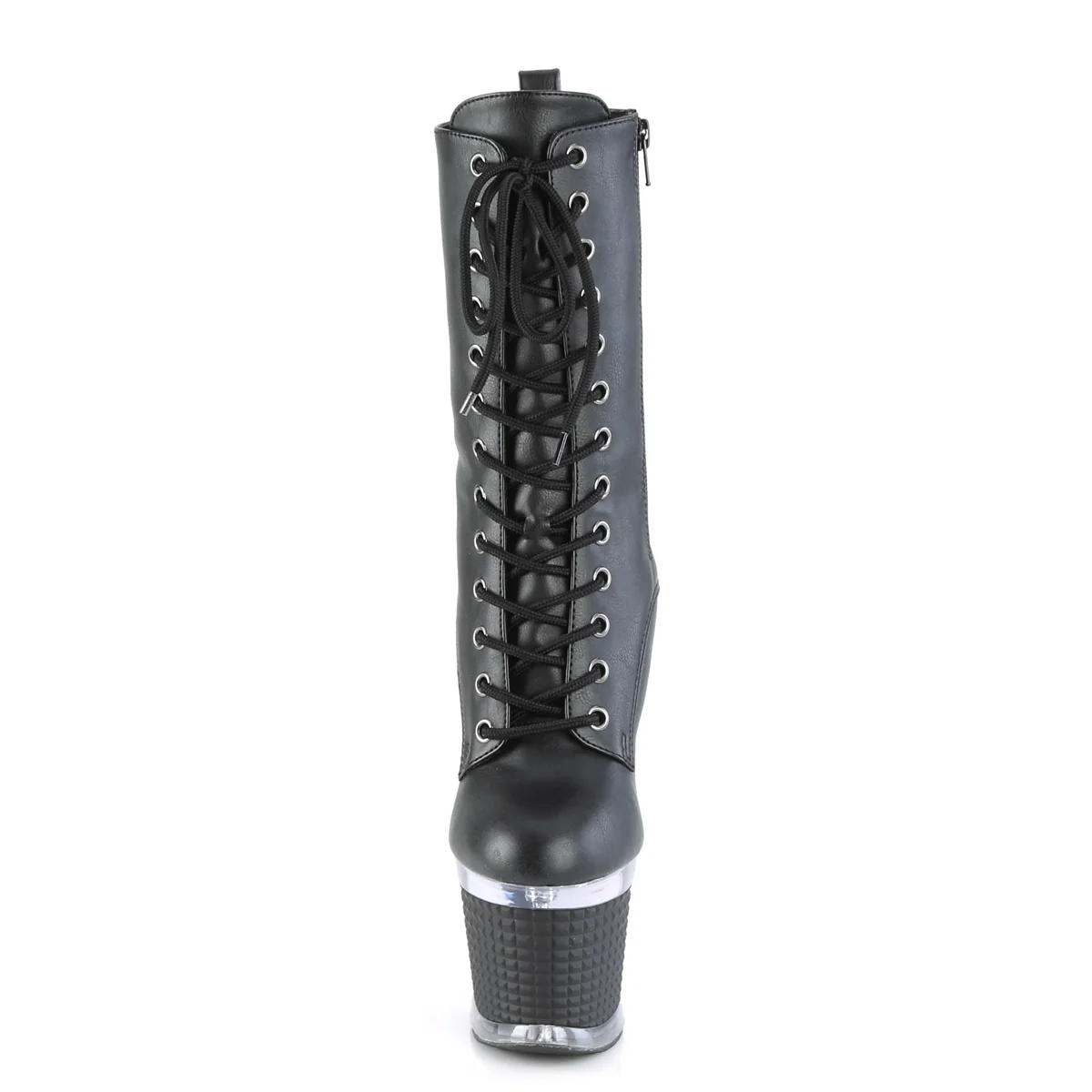 SPECTATOR-1040 Black Faux Leather/Clear-Black Matte - Image 2
