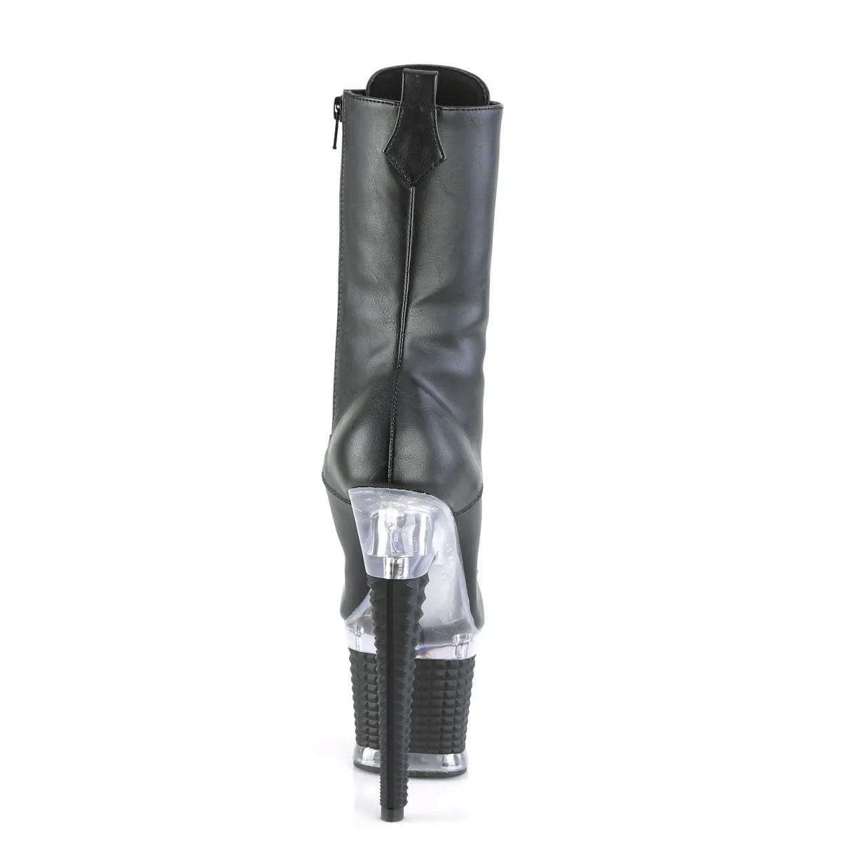 SPECTATOR-1040 Black Faux Leather/Clear-Black Matte - Image 4