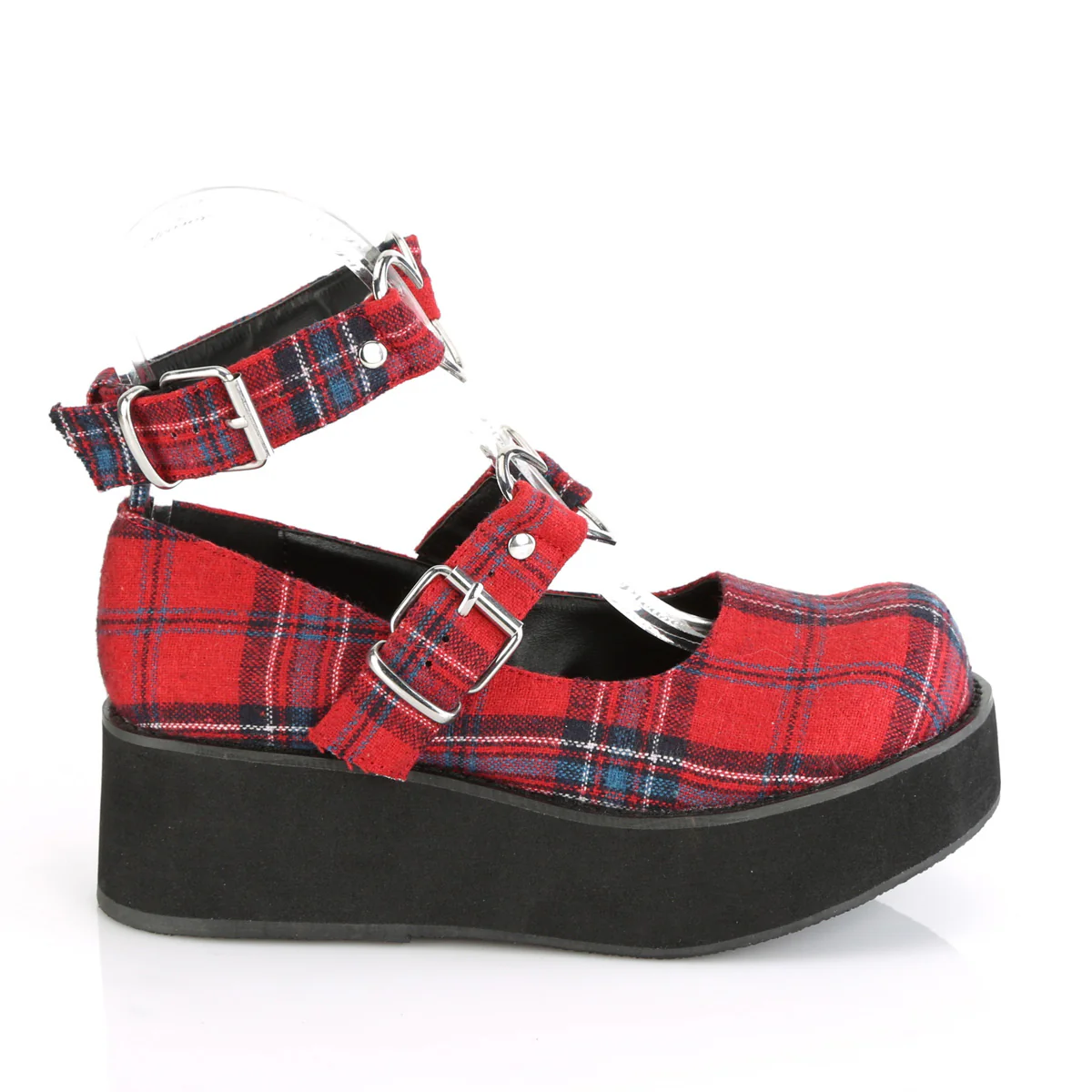 SPRITE-02  Red Plaid Fabric - Image 5