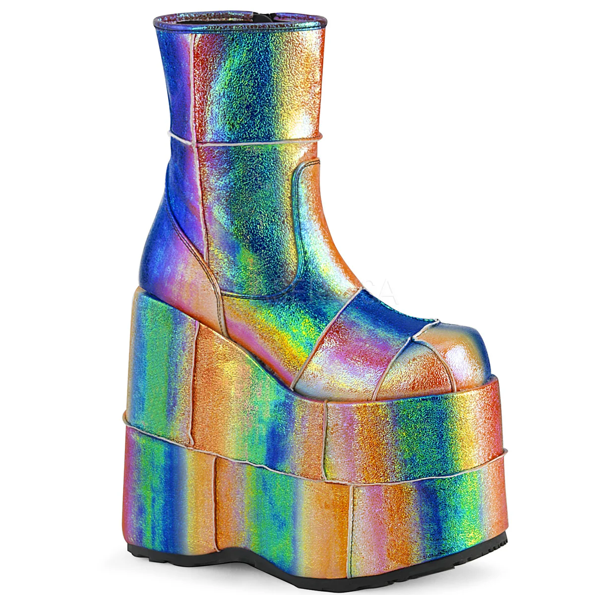 STACK-201 Rainbow Iridescent Vegan Leather