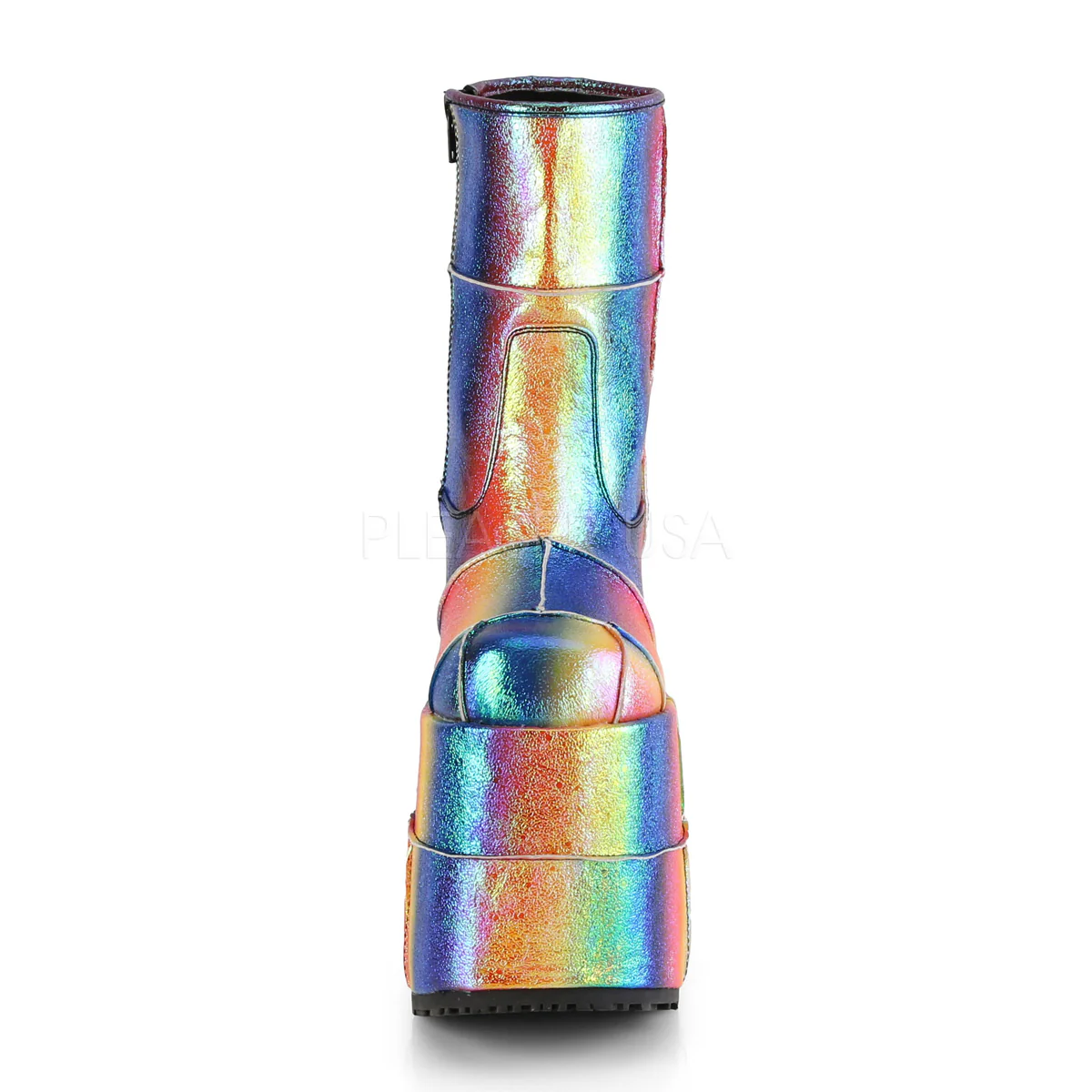 STACK-201 Rainbow Iridescent Vegan Leather - Image 2