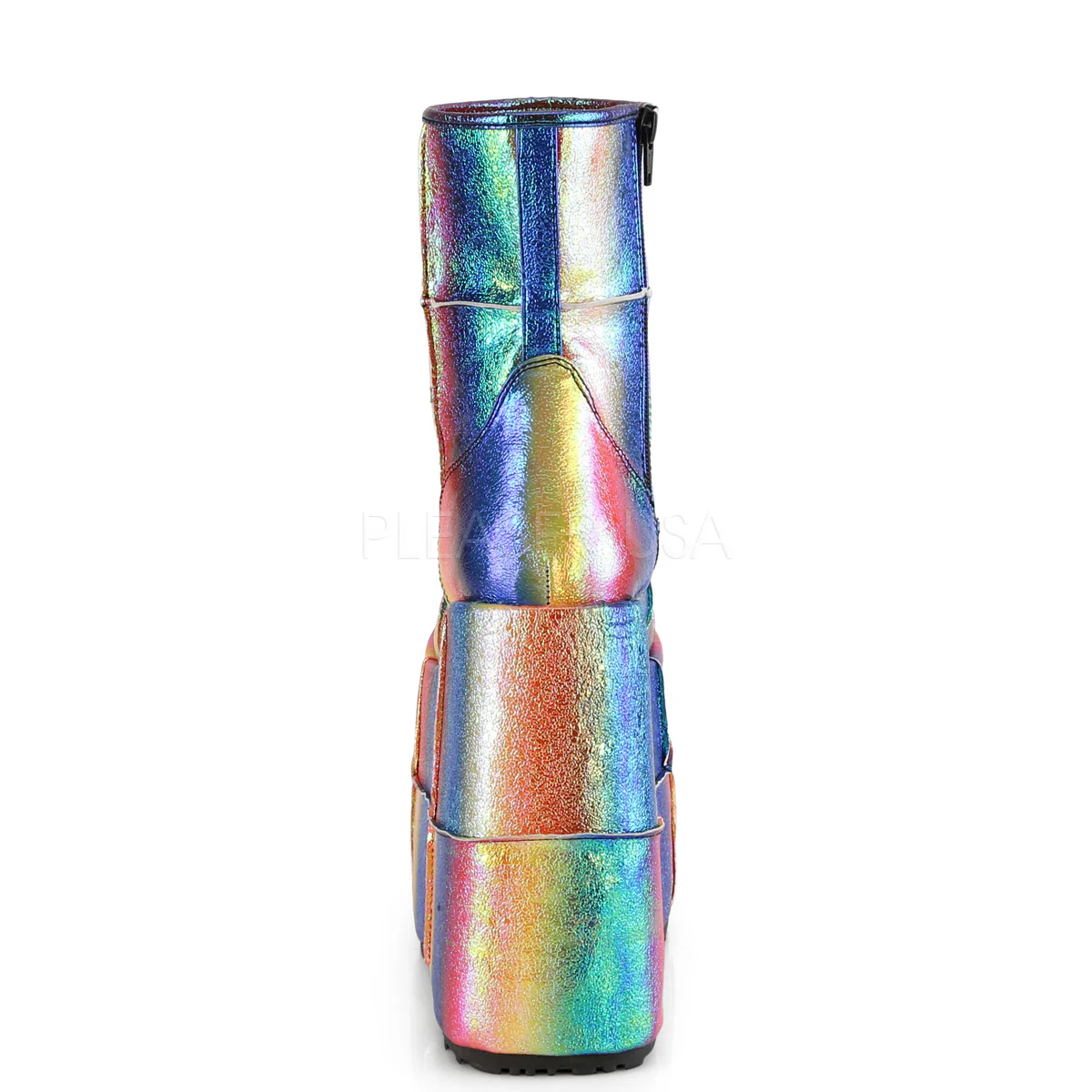 STACK-201 Rainbow Iridescent Vegan Leather - Image 4