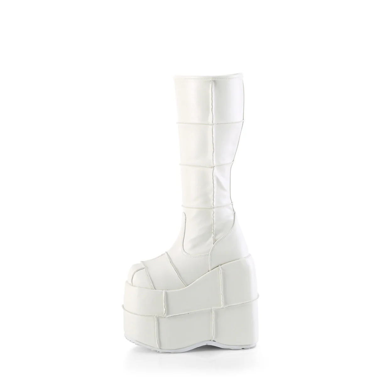 STACK-301 White Vegan Leather - Image 3