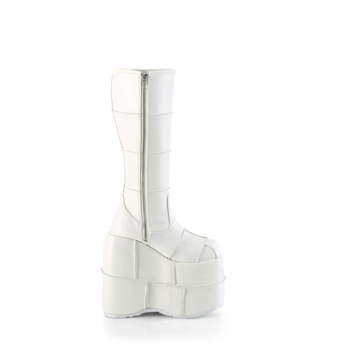 STACK-301 White Vegan Leather - Image 5