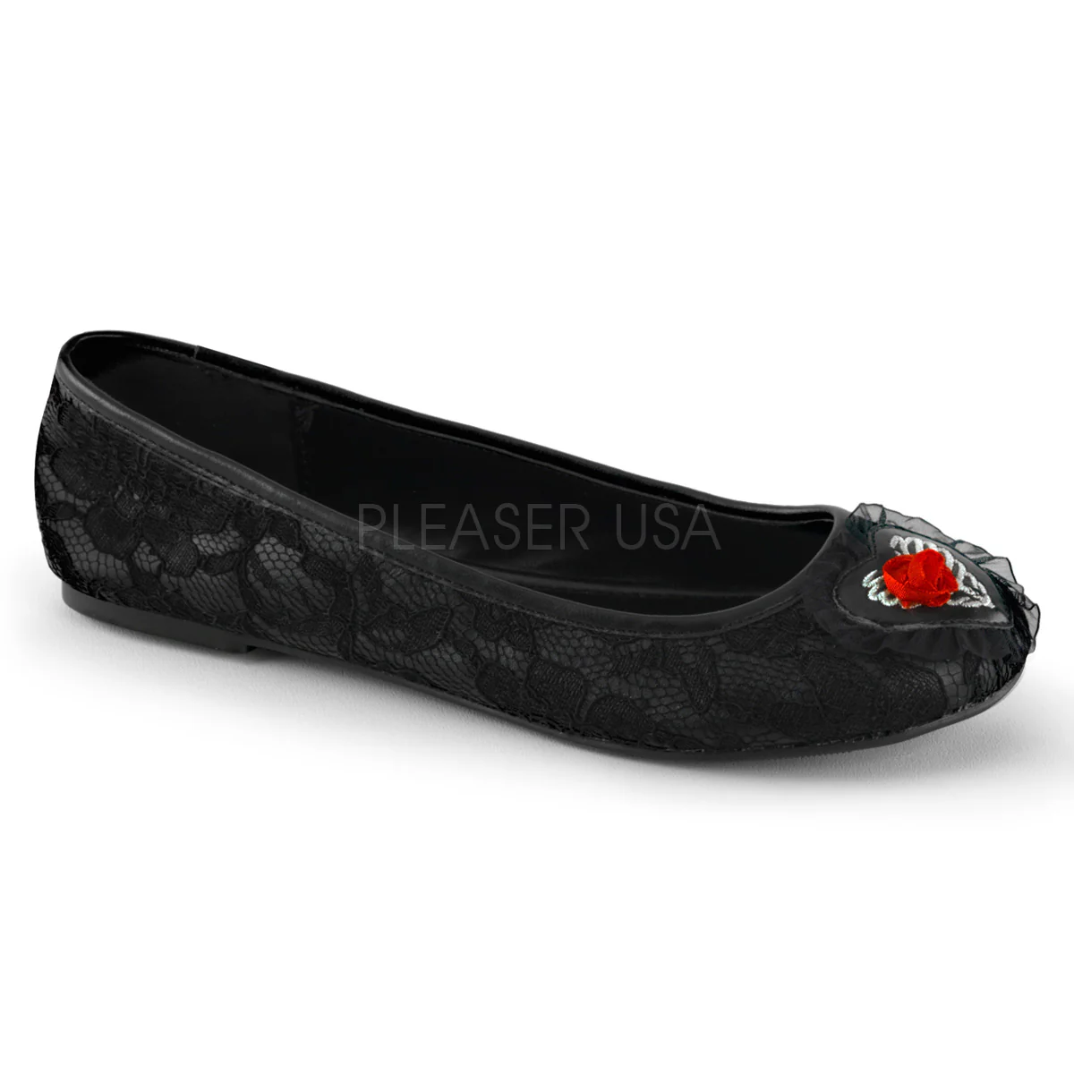 STAR-25 Black Vegan Leather-Lace