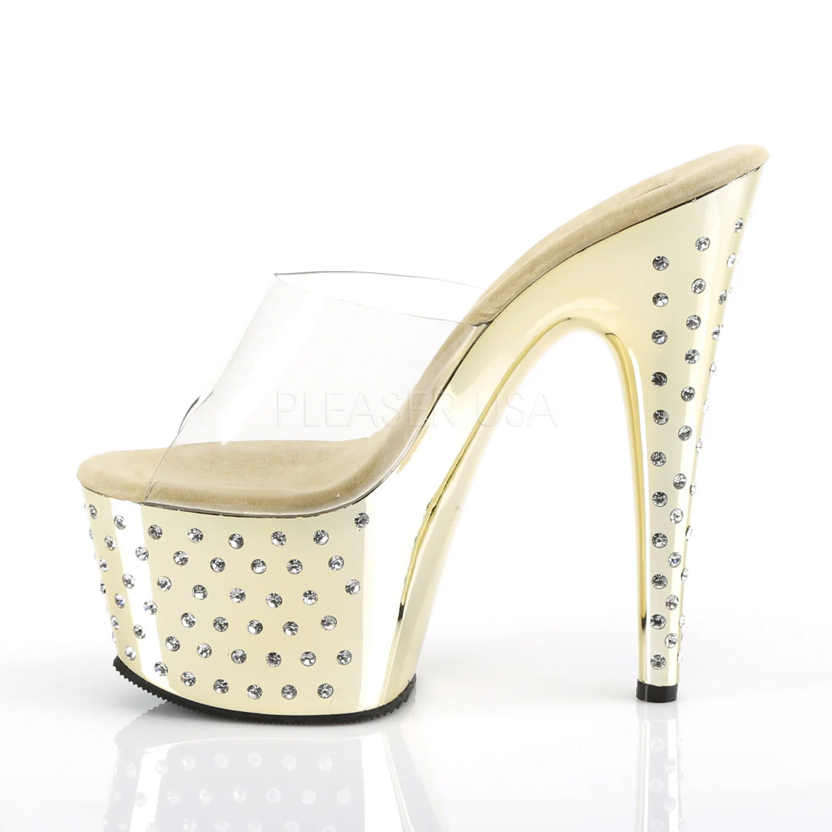 STARDUST-701  Clear/Gold Chrome - Image 3