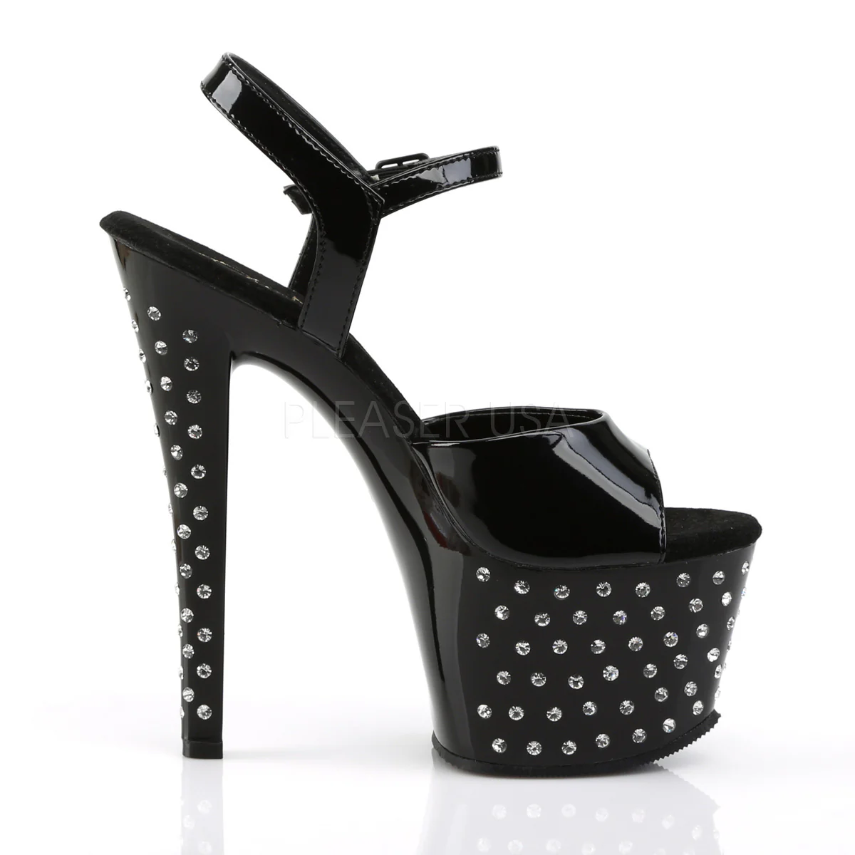 STARDUST-709 Black Patent/Black - Image 5