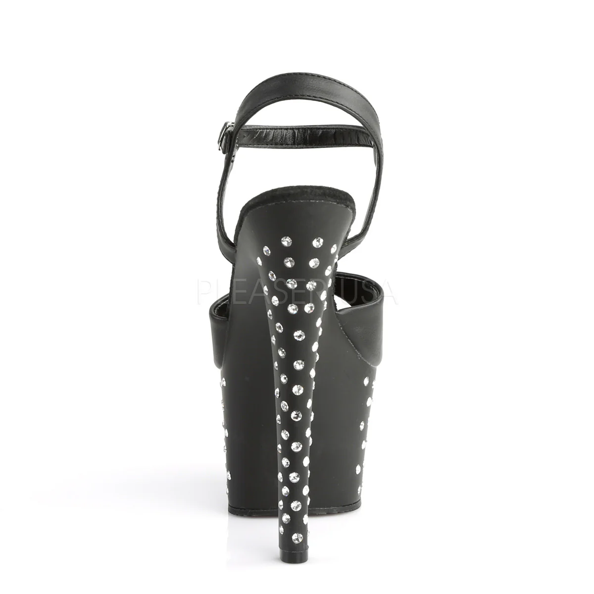STARDUST-709 Black Faux Leather/Black Matte - Image 4
