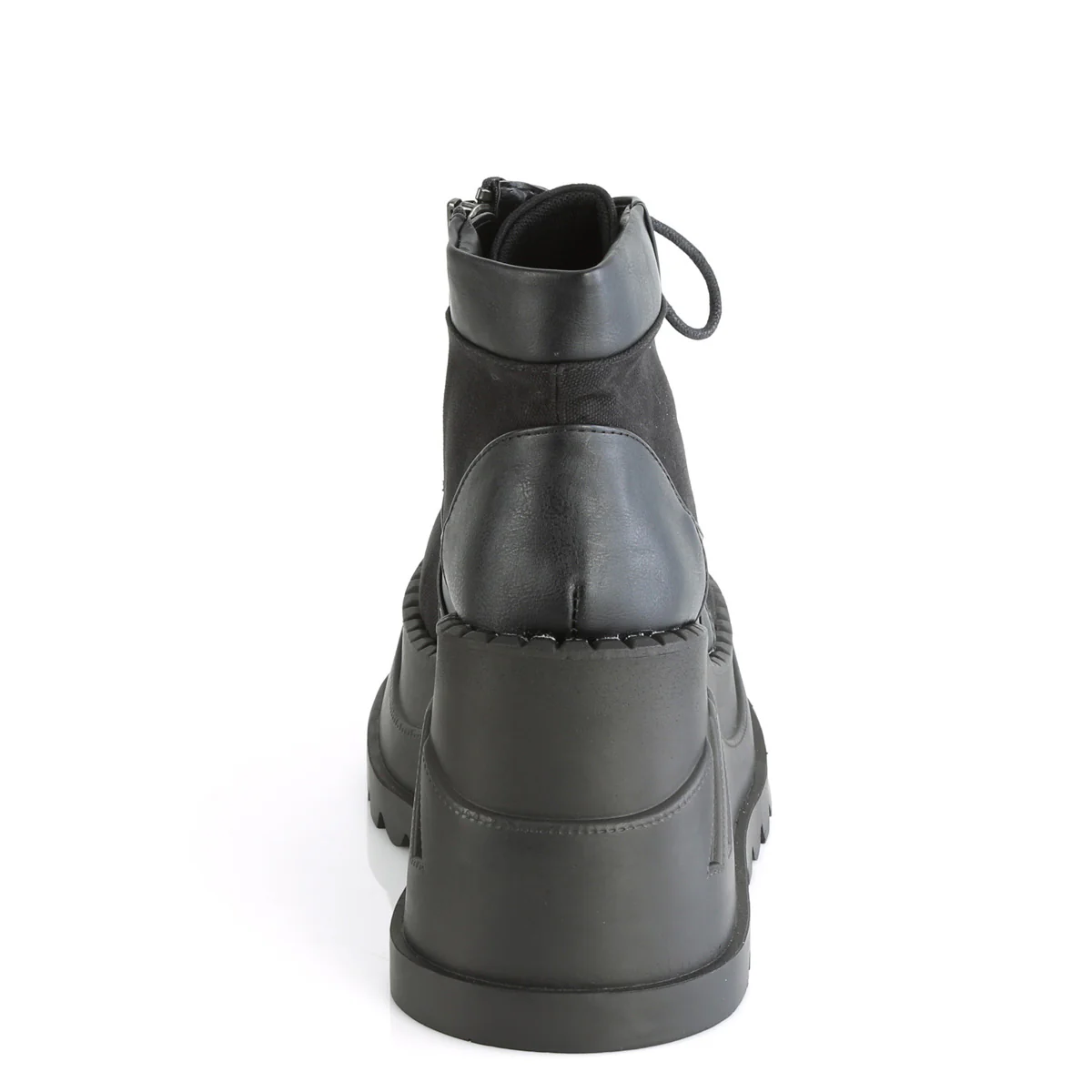 STOMP-10-1  Black Canvas-Vegan Leather - Image 4