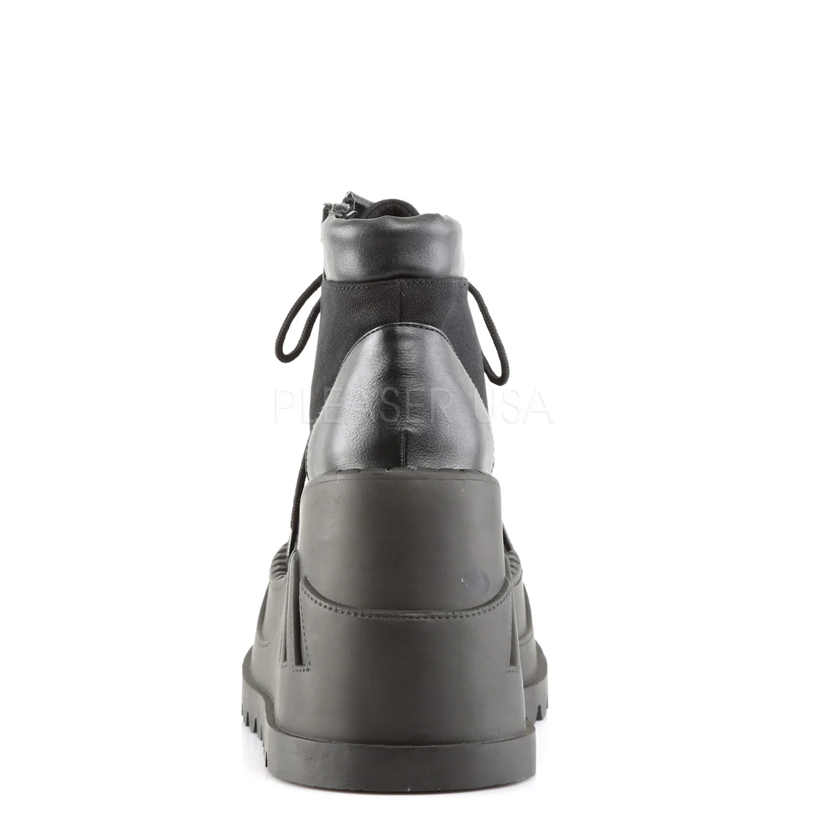 STOMP-10 Black Canvas-Vegan Leather - Image 4