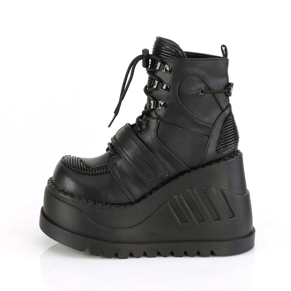 STOMP-13  Black Vegan Leather - Image 3
