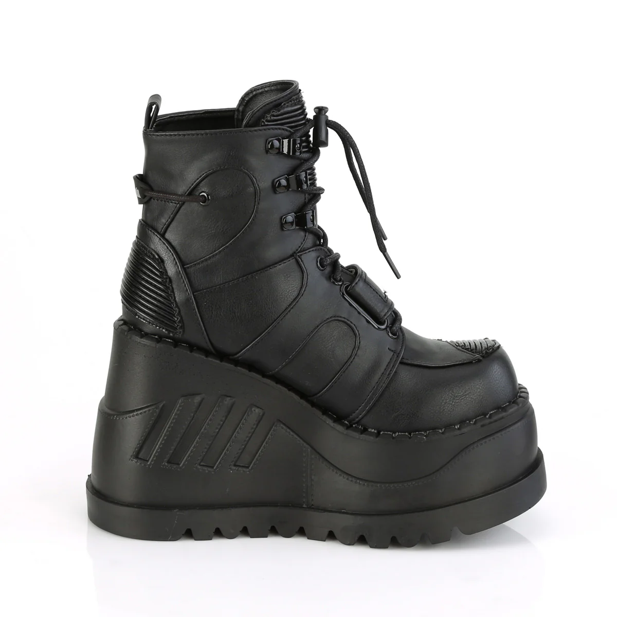 STOMP-13  Black Vegan Leather - Image 5