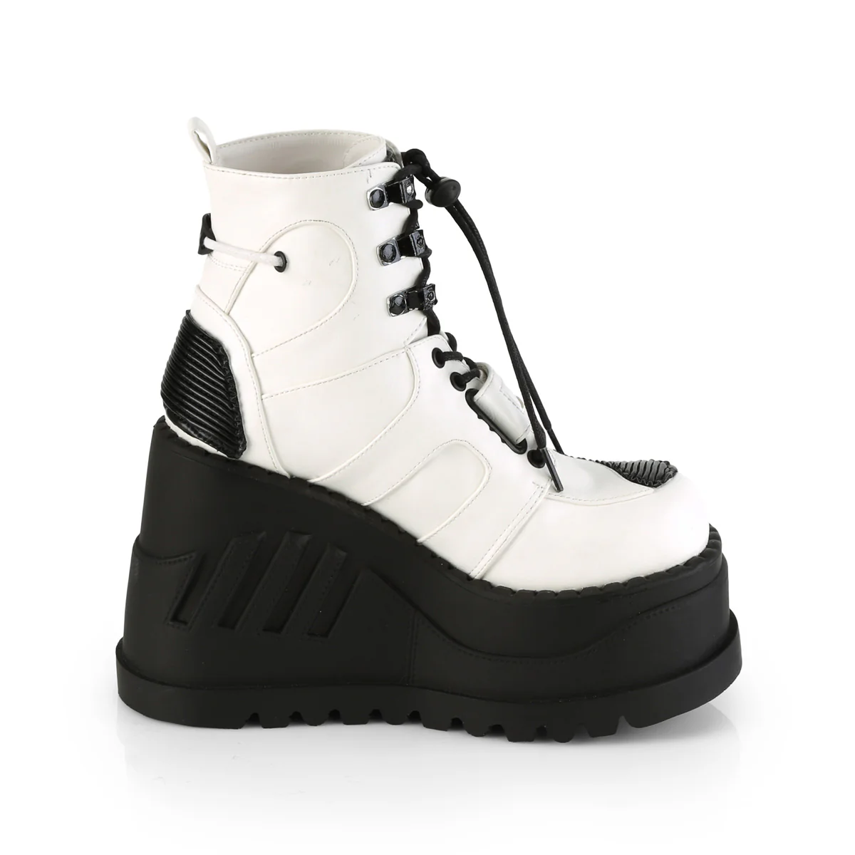 STOMP-13  White Vegan Leather - Image 5