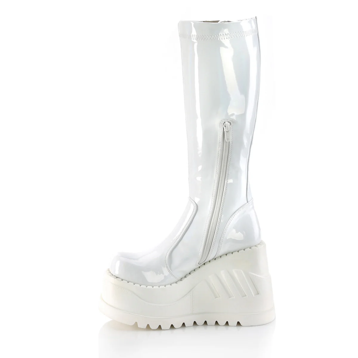 STOMP-200  White Hologram Stretch Patent - Image 3