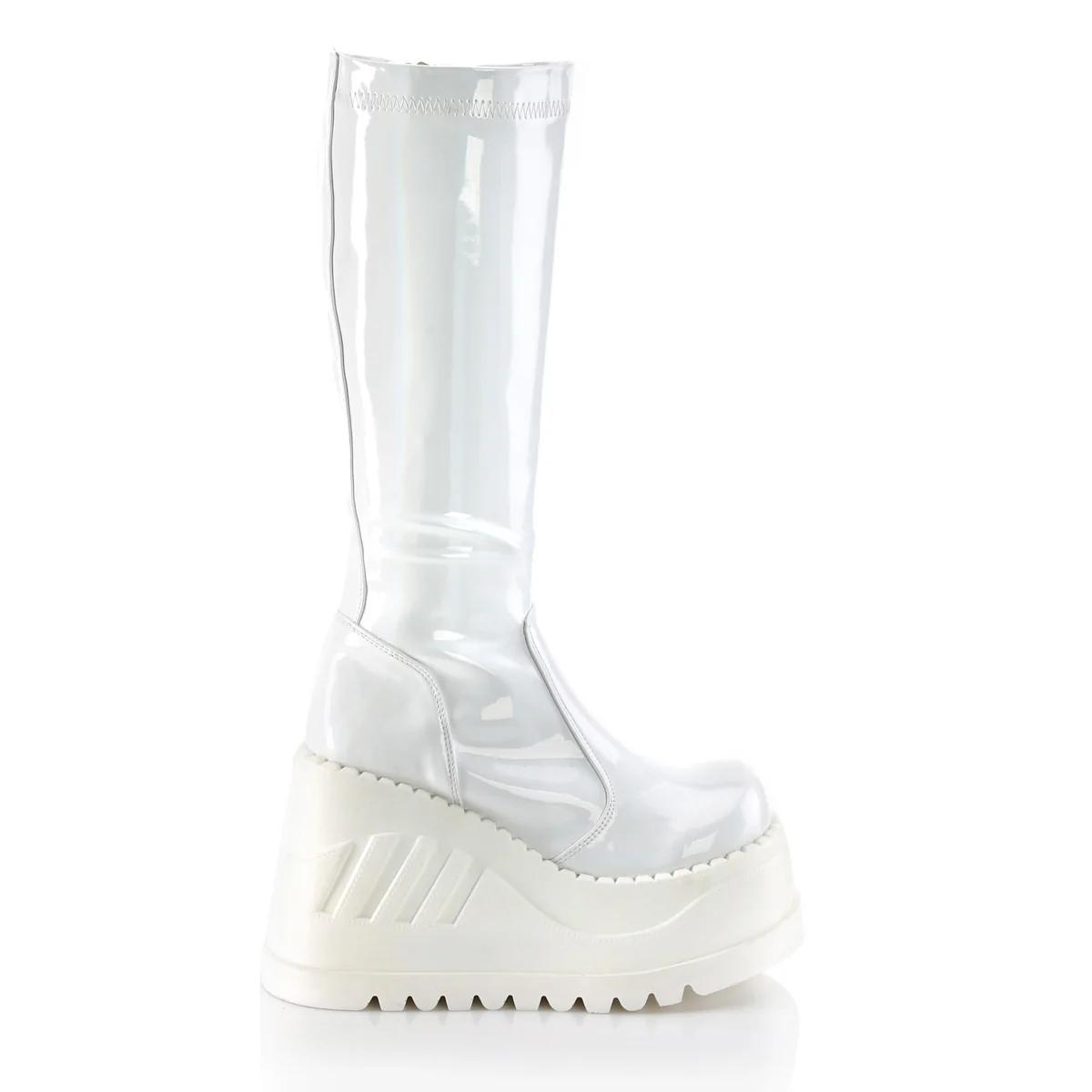 STOMP-200  White Hologram Stretch Patent - Image 5