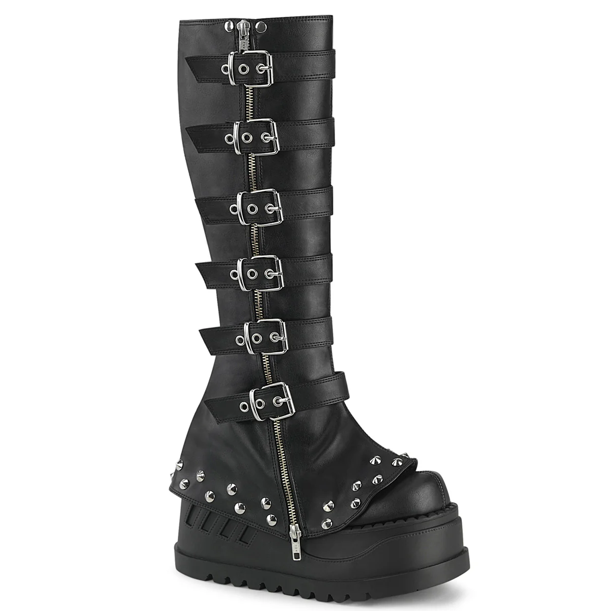 STOMP-223  Black Vegan Leather