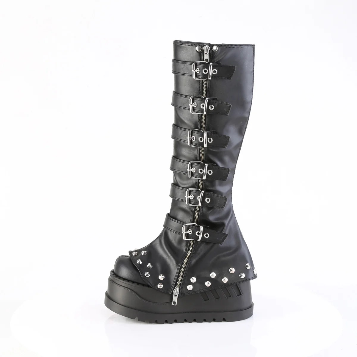 STOMP-223  Black Vegan Leather - Image 3