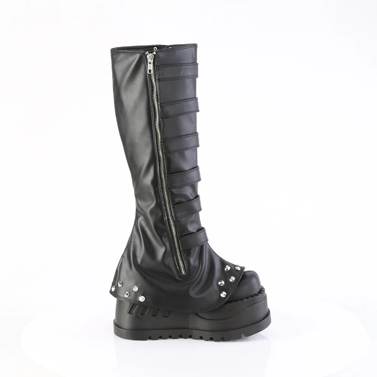 STOMP-223  Black Vegan Leather - Image 5