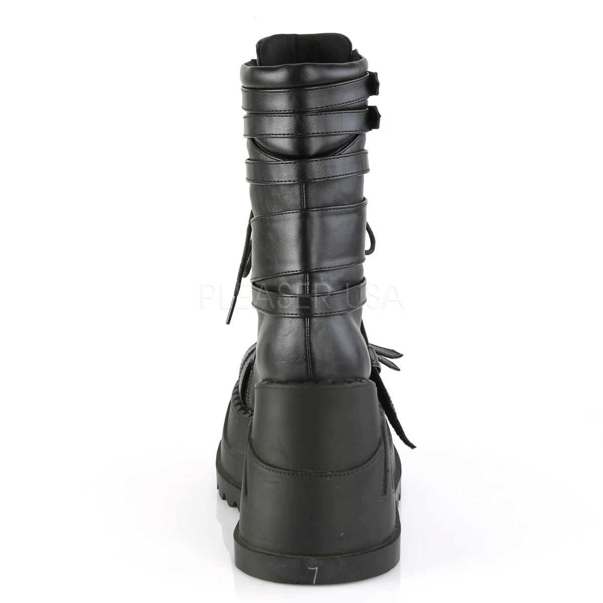 STOMP-26  Black Vegan Leather - Image 4