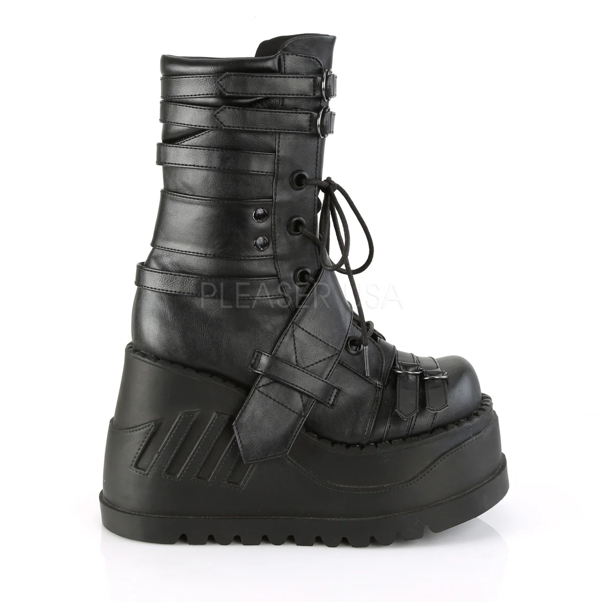 STOMP-26  Black Vegan Leather - Image 5
