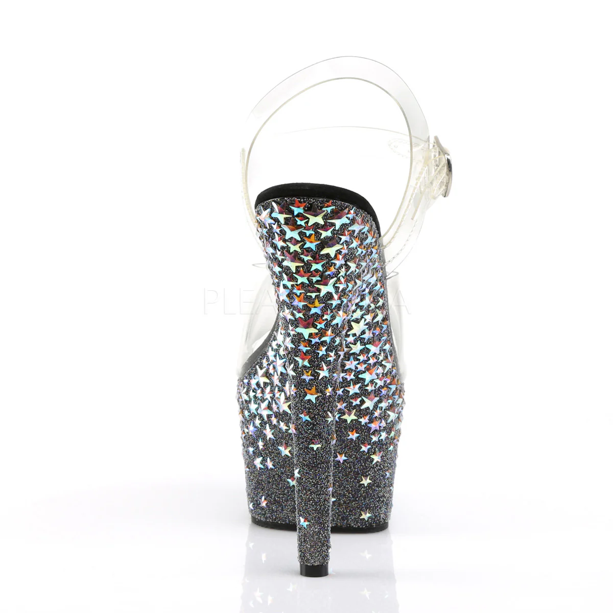 STARSPLASH-708  Clear/Black (Silver Hologram Stars) - Image 4