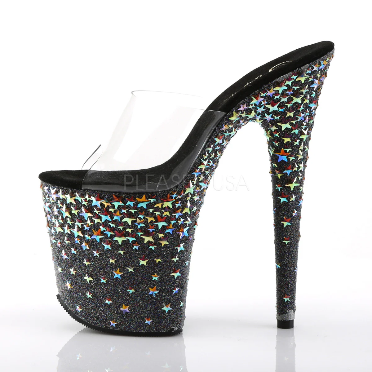 STARSPLASH-801  Clear/Black(Silver Hologram Stars) - Image 3