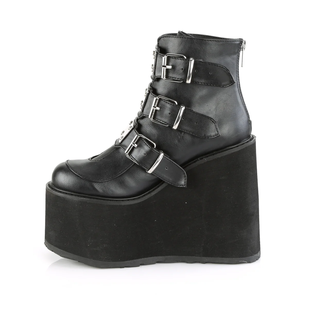 SWING-105  Black Vegan Leather - Image 3