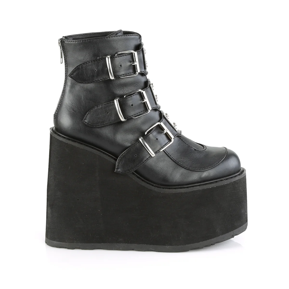 SWING-105  Black Vegan Leather - Image 5
