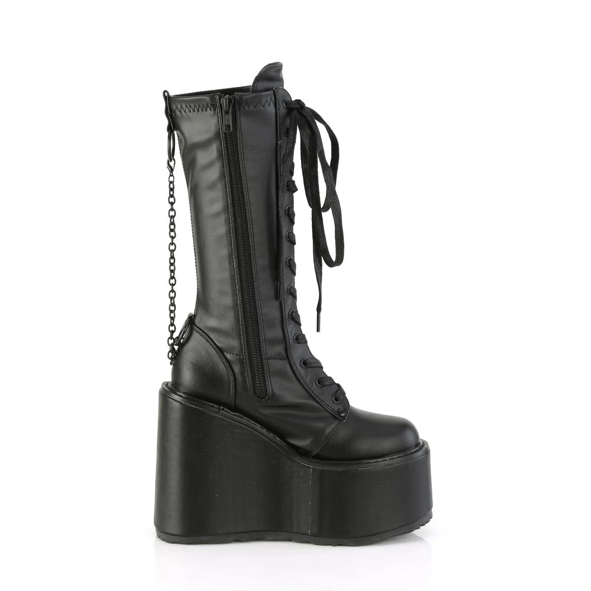 SWING-150 Black Stretch Vegan Leather - Image 5