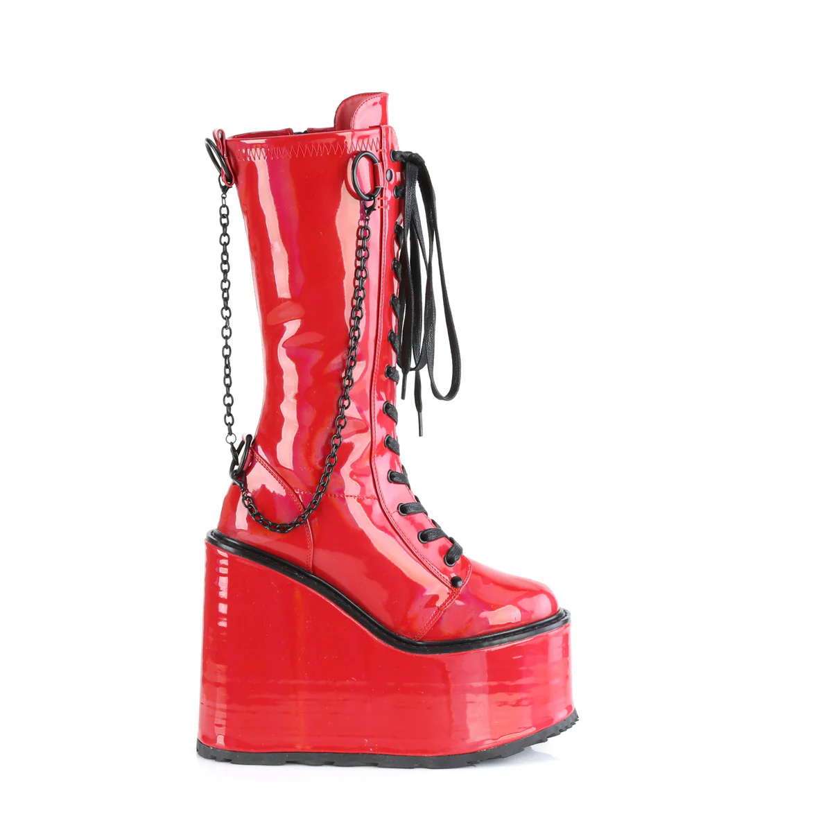 SWING-150  Red Holographic Stretch Patent - Image 5