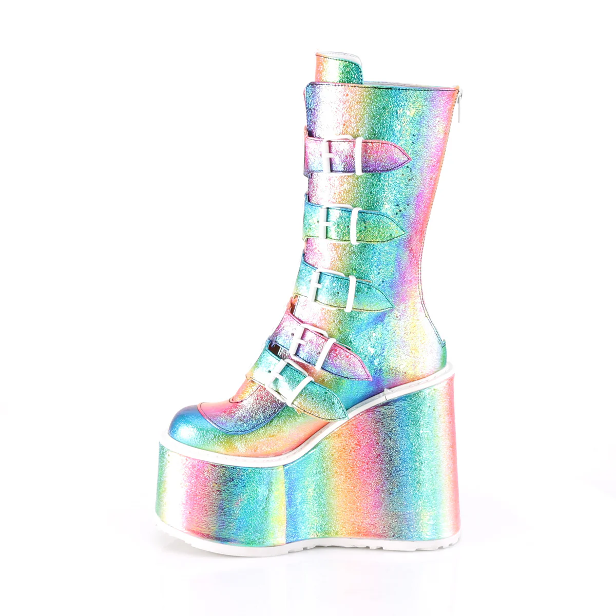 SWING-230  Rainbow Iridescent Vegan Leather - Image 3