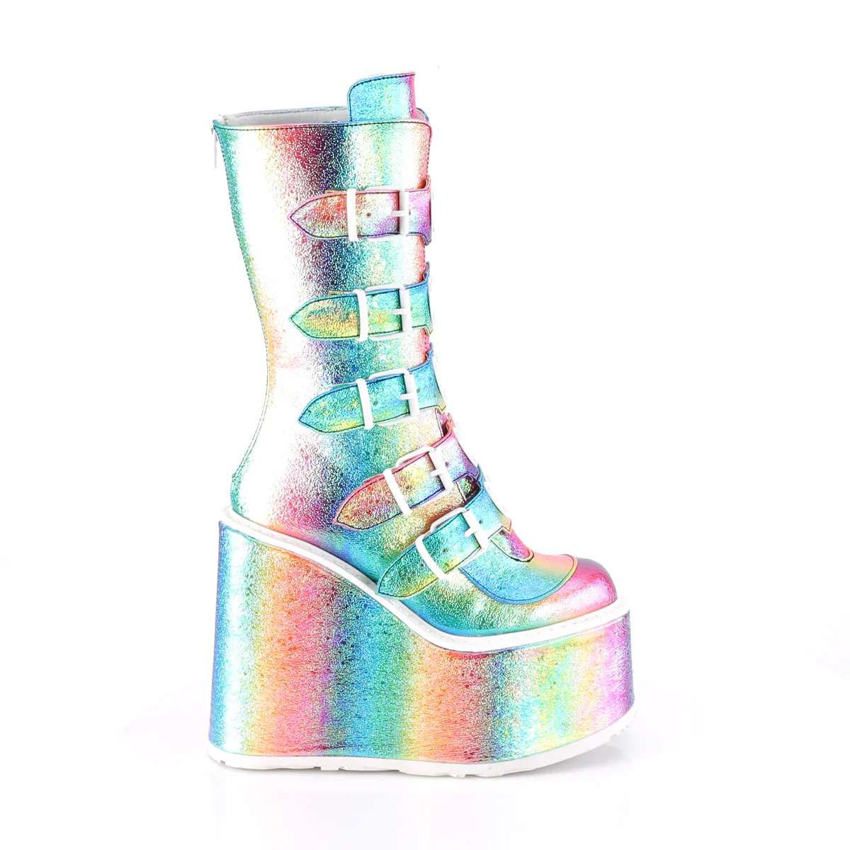 SWING-230  Rainbow Iridescent Vegan Leather - Image 5