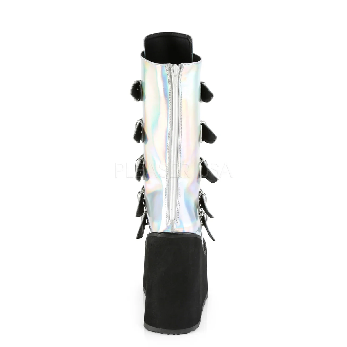SWING-230  Silver Hologram Vegan Leather - Image 4