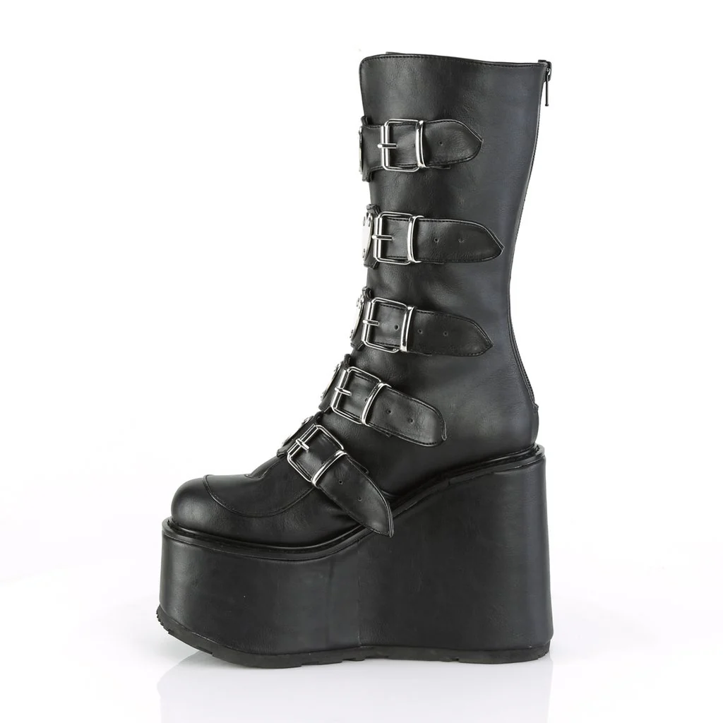 SWING-230  Black Vegan Leather - Image 3