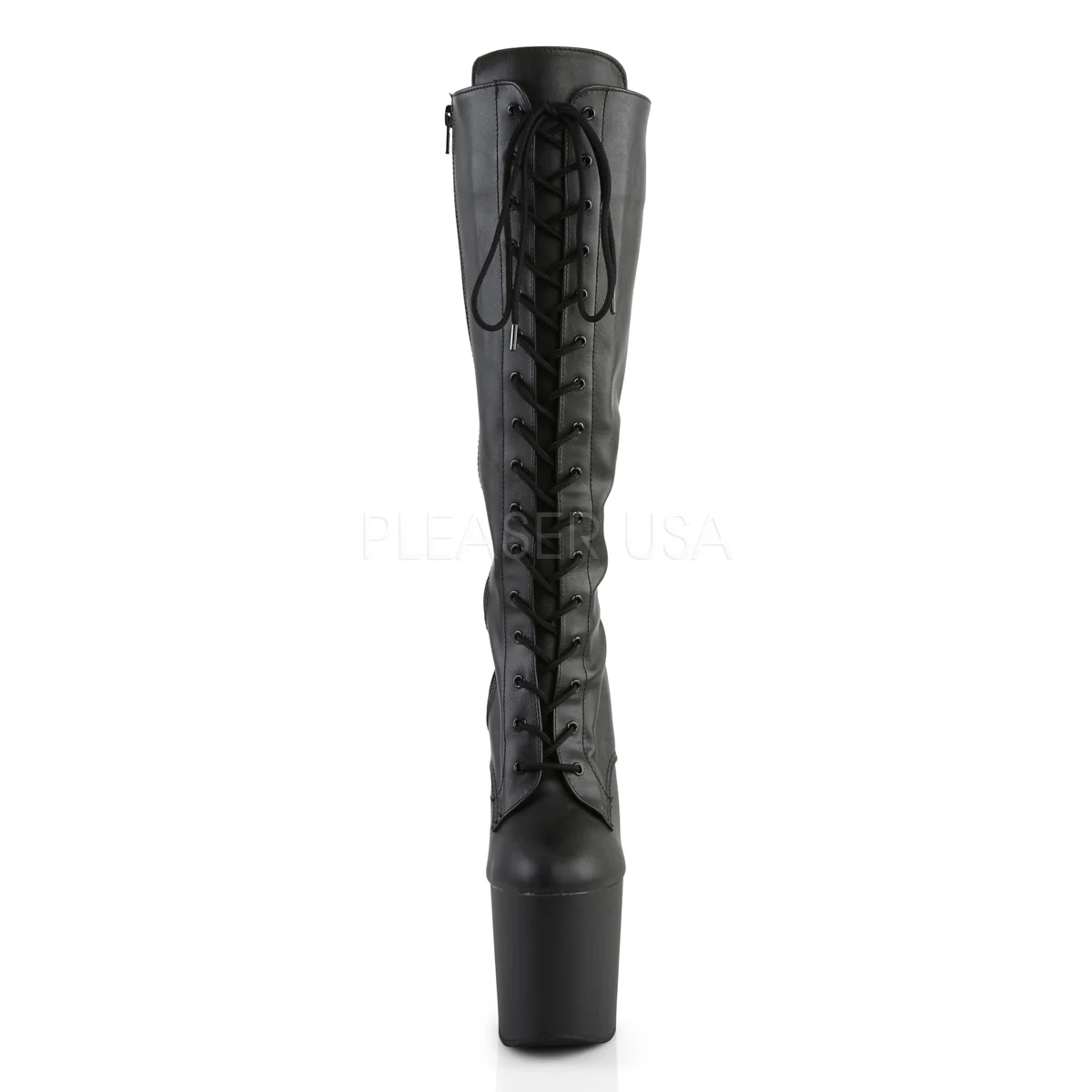 TABOO-2023  Black Str Faux Leather/Black Matte - Image 2