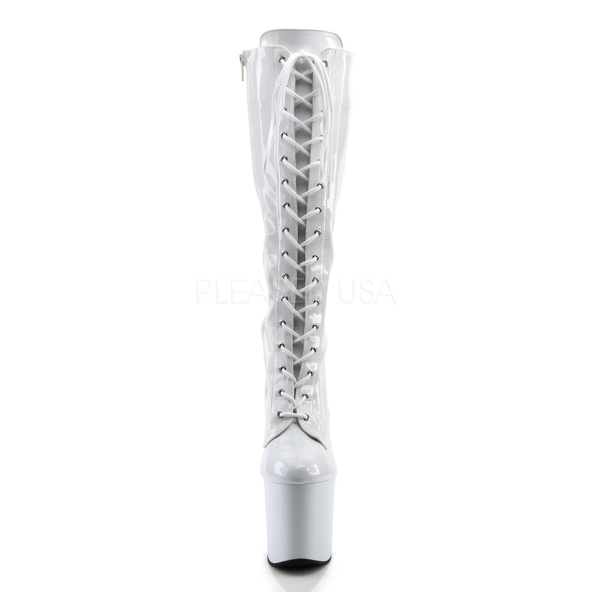 TABOO-2023  White Str Patent/Black - Image 2