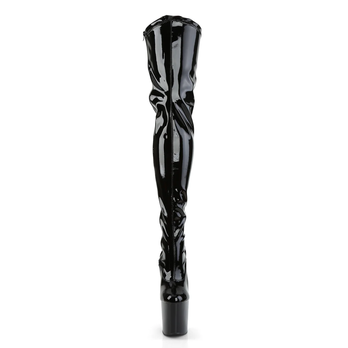 TABOO-3000  Black Stretch Patent/Black - Image 2