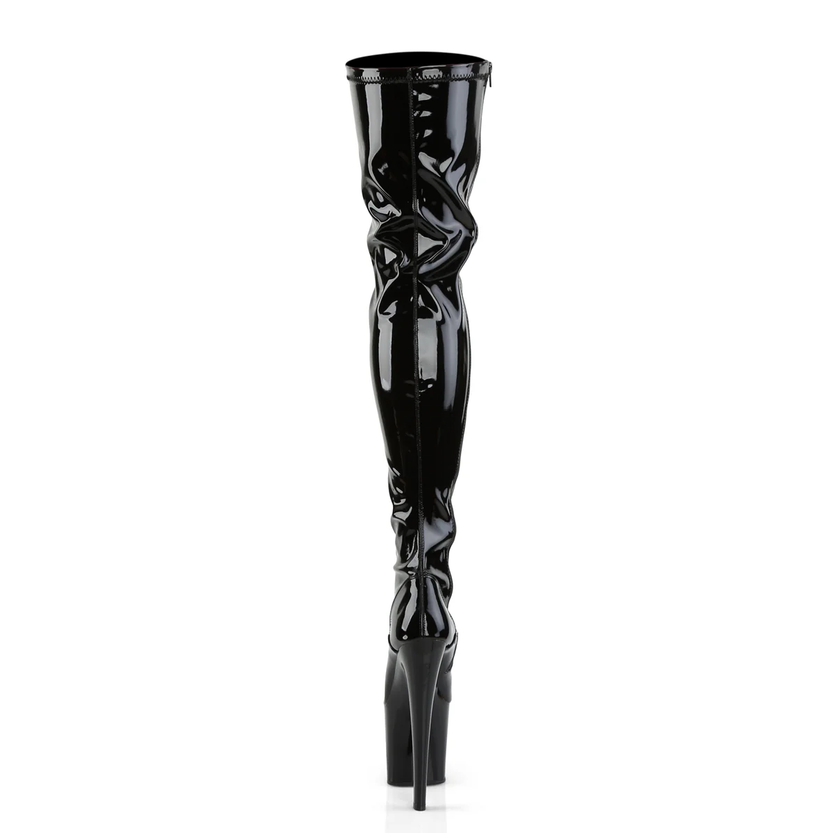 TABOO-3000  Black Stretch Patent/Black - Image 4