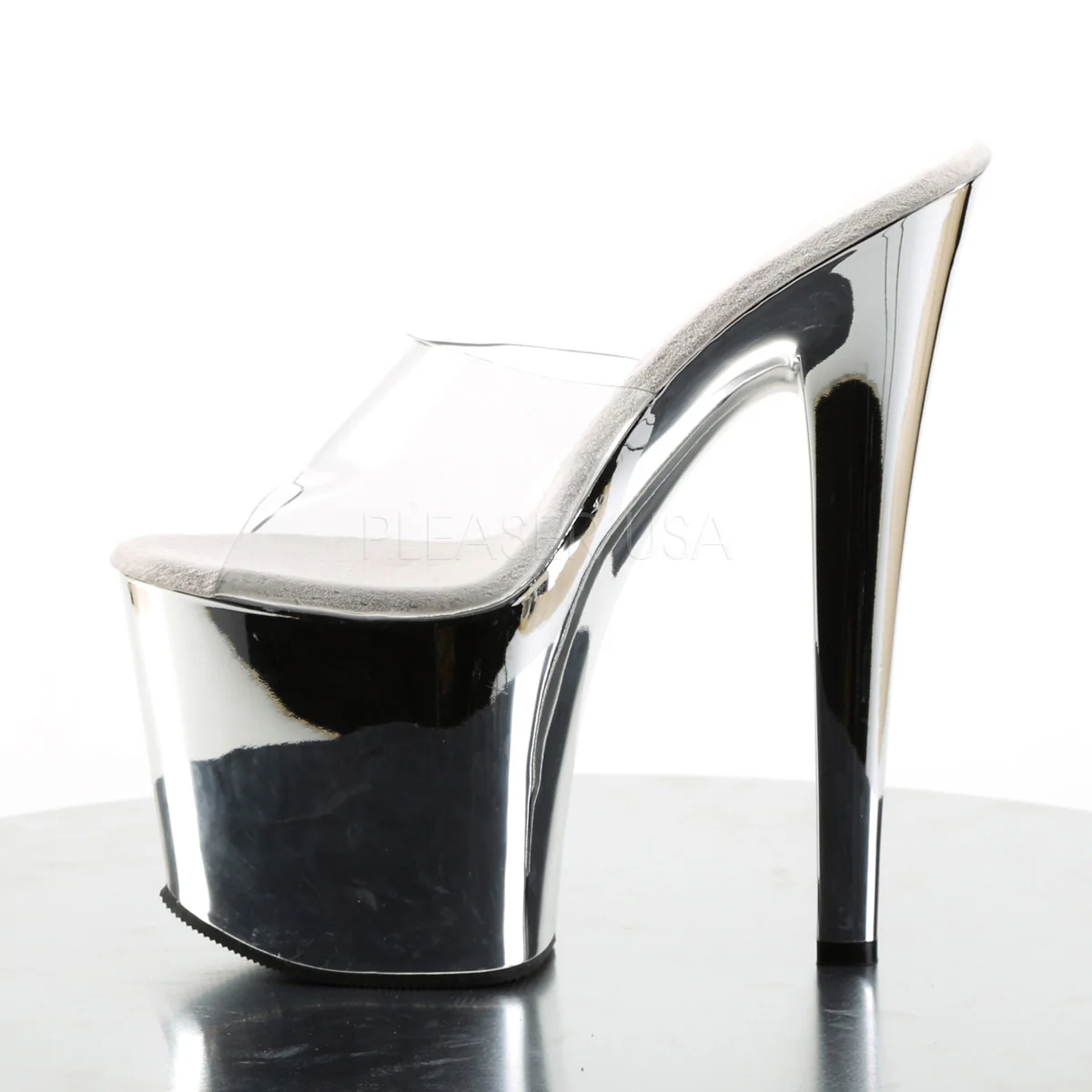 TABOO-701  Clear/Silver Chrome - Image 3