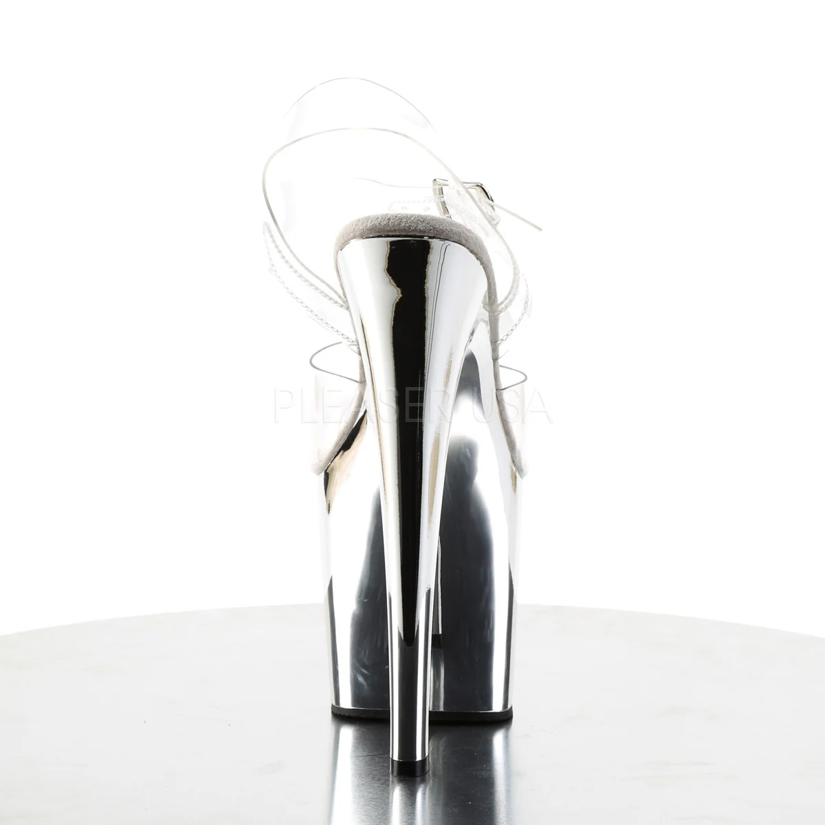 TABOO-708  Clear/Silver Chrome - Image 4