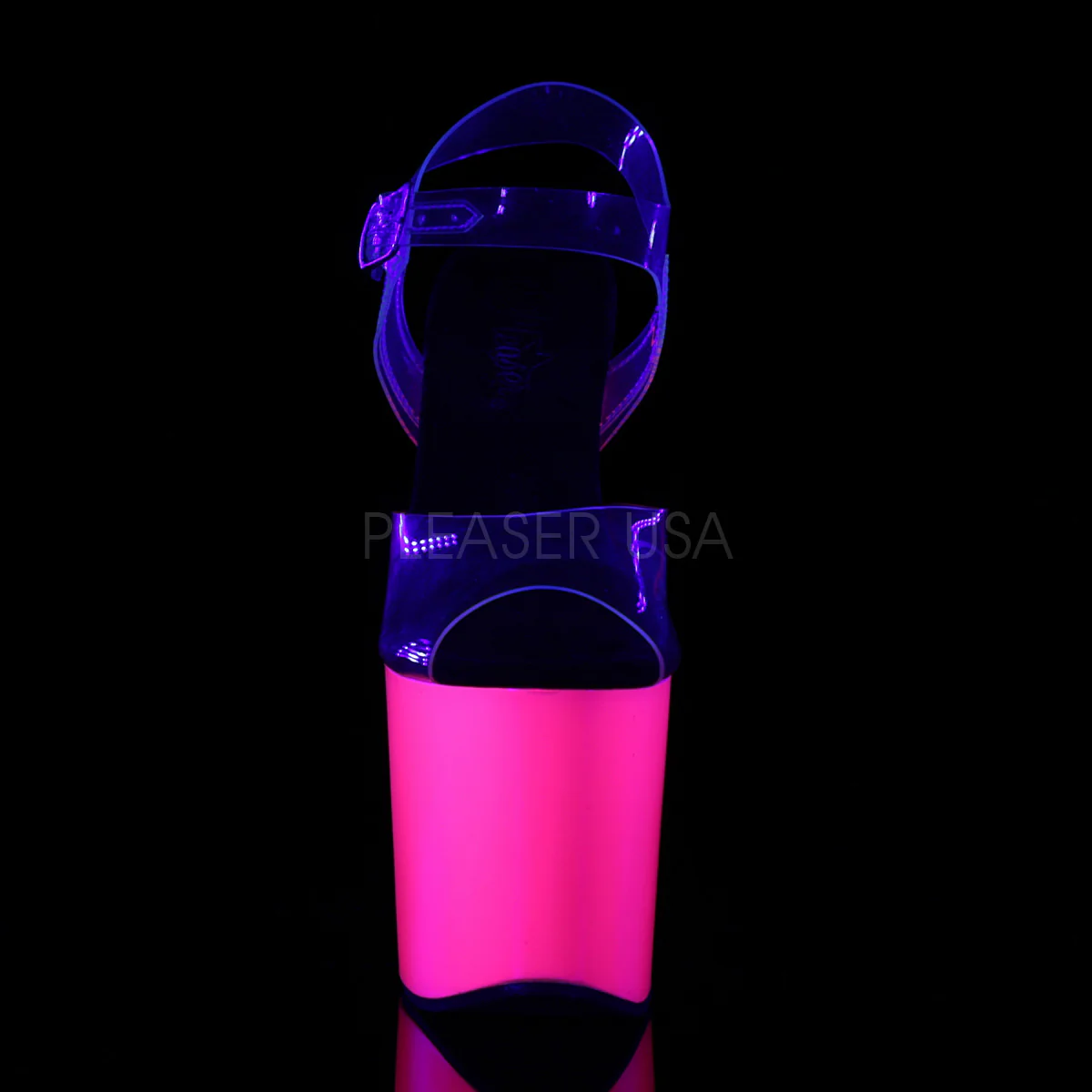 TABOO-708UV  Clear/Neon Pink - Image 2