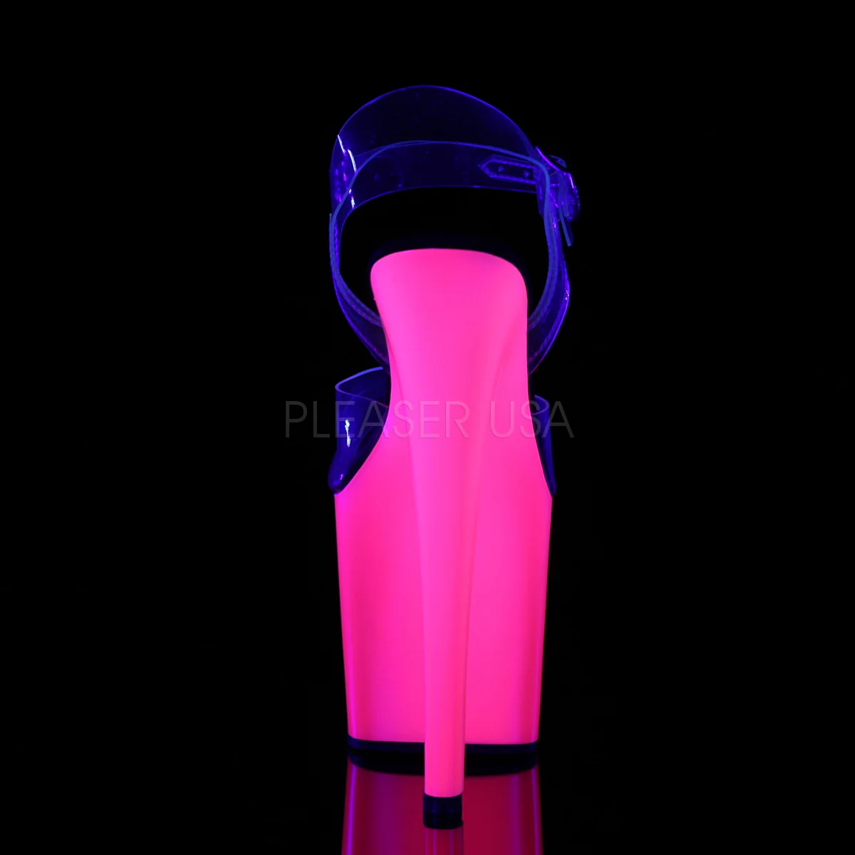TABOO-708UV  Clear/Neon Pink - Image 4
