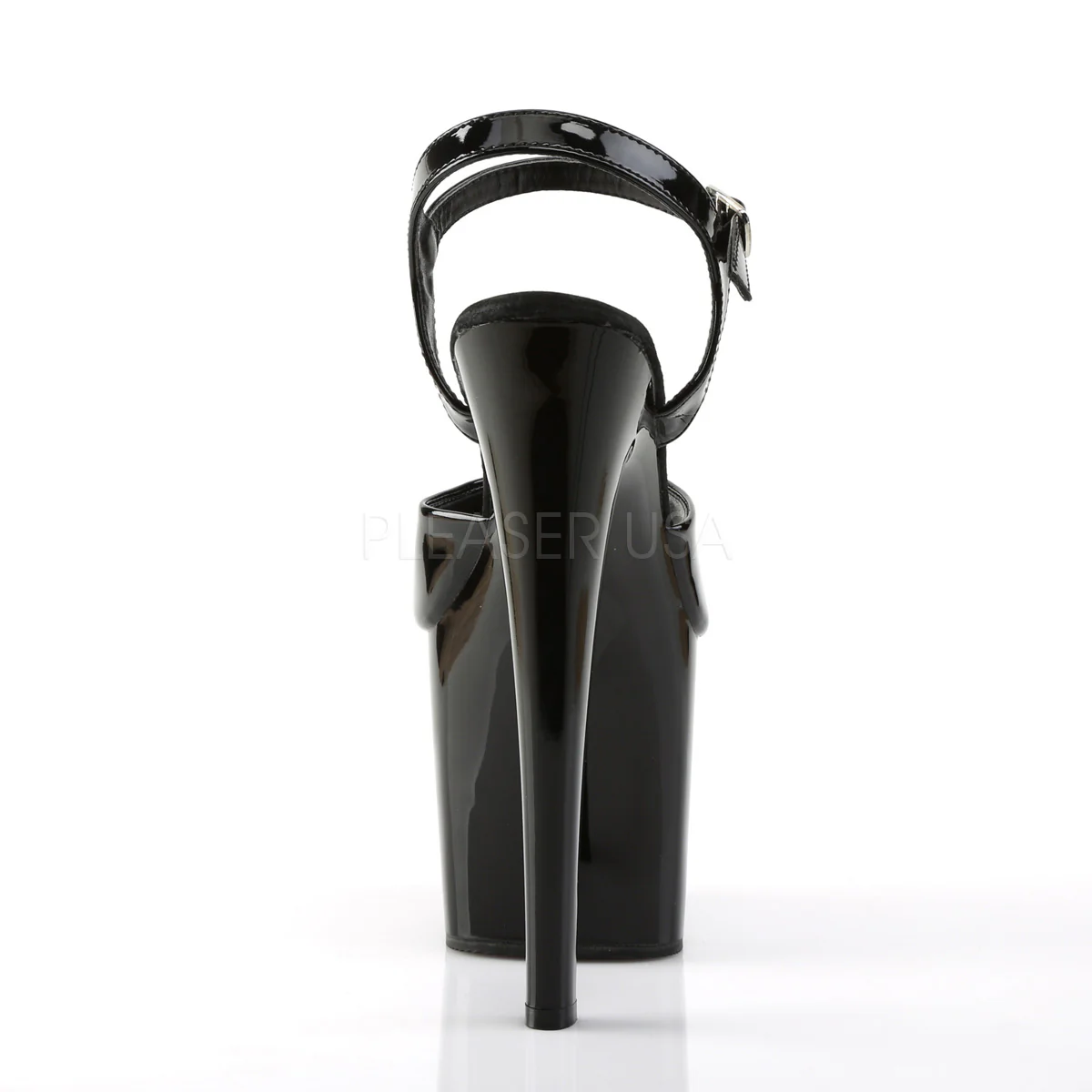 TABOO-709  Black Patent/Black - Image 4