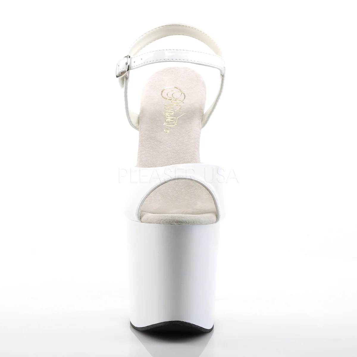 TABOO-709 White Patent/White - Image 2
