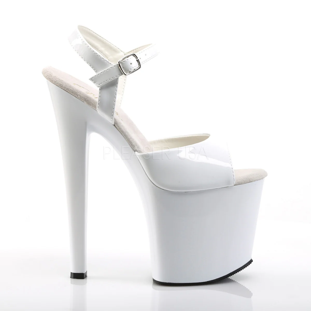 TABOO-709 White Patent/White - Image 5