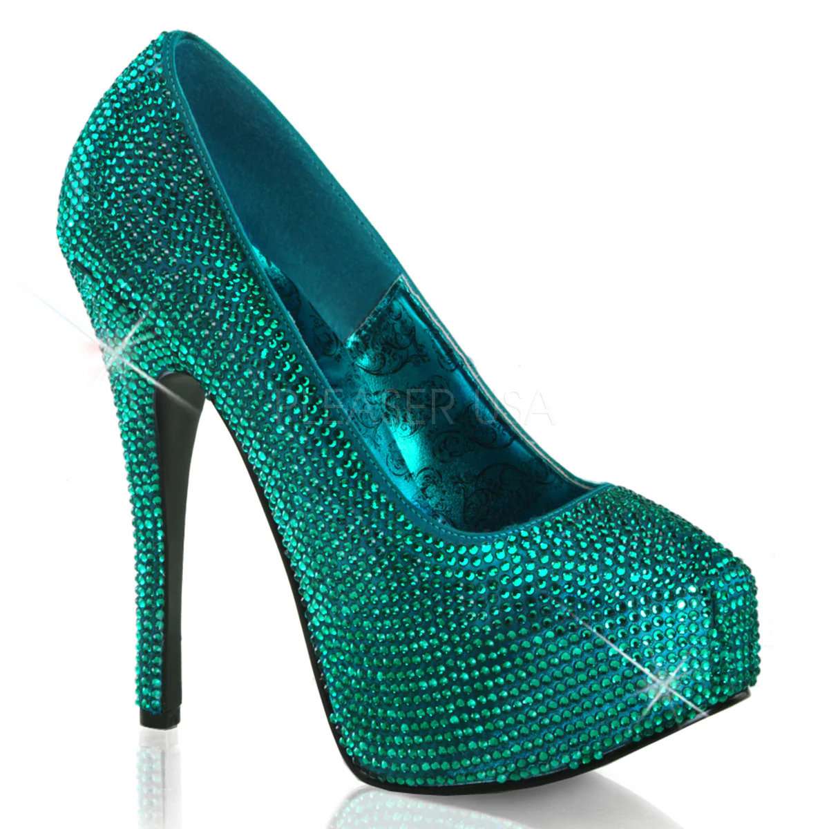 TEEZE-06R Turquoise Satin RS