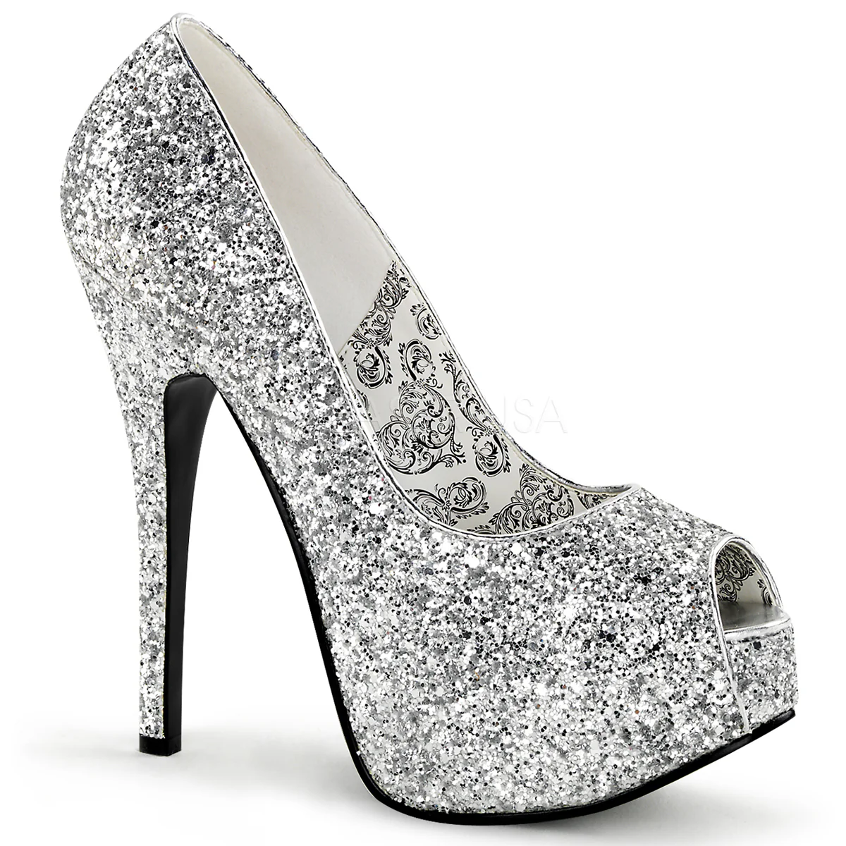 TEEZE-22G  Silver Glitter